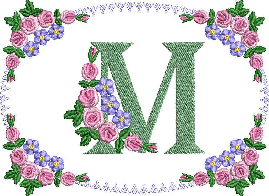 combining alphabet with border